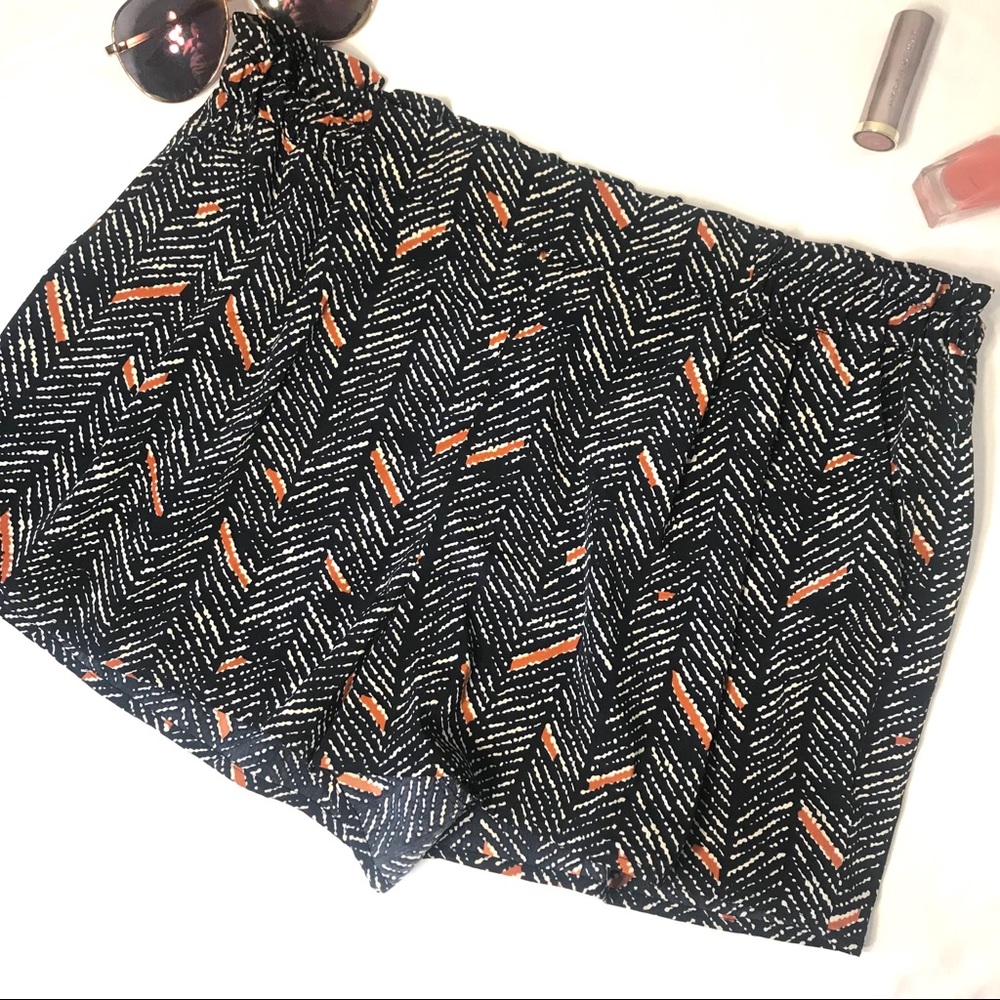 Francesca’s Blue Chevron shorts
